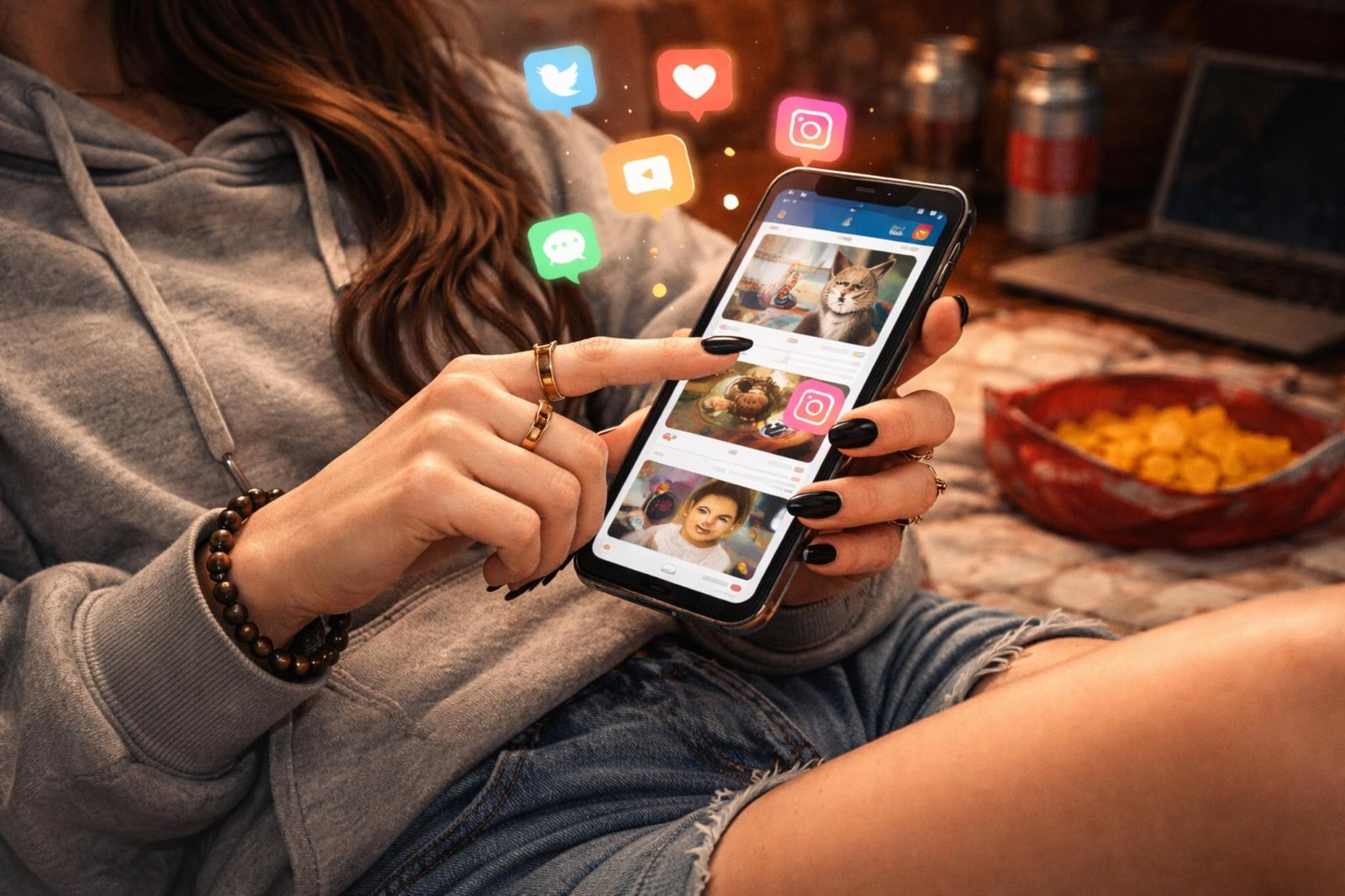 energi low bat, kecanduan distraksi